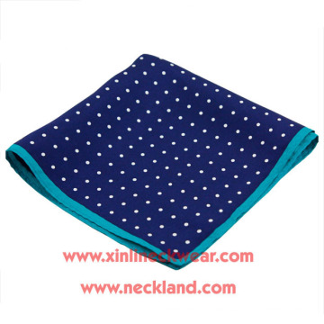 Screen Printed Wholesale Silk Pocket Squares for Men